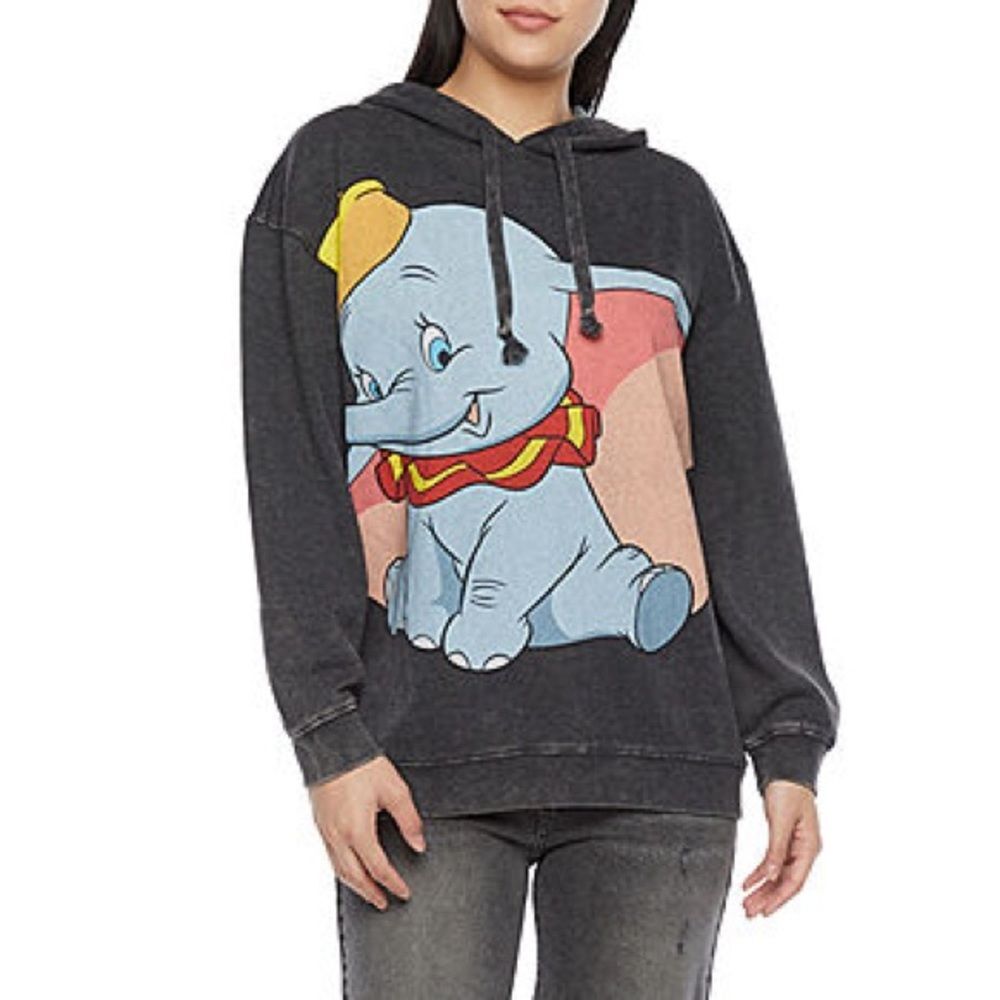 Disney Dumbo Crewneck Sweatshirt Unisex Women Men Pullover Hoodied (Size SM)